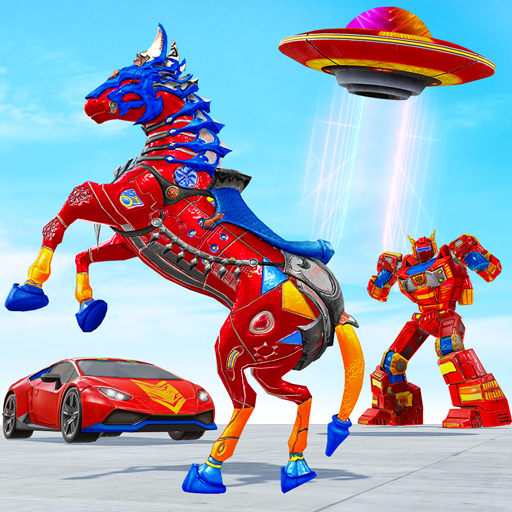 Juego de caballo robot car