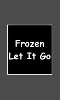 البلاط البيانو - Let It Go Frozen الملصق