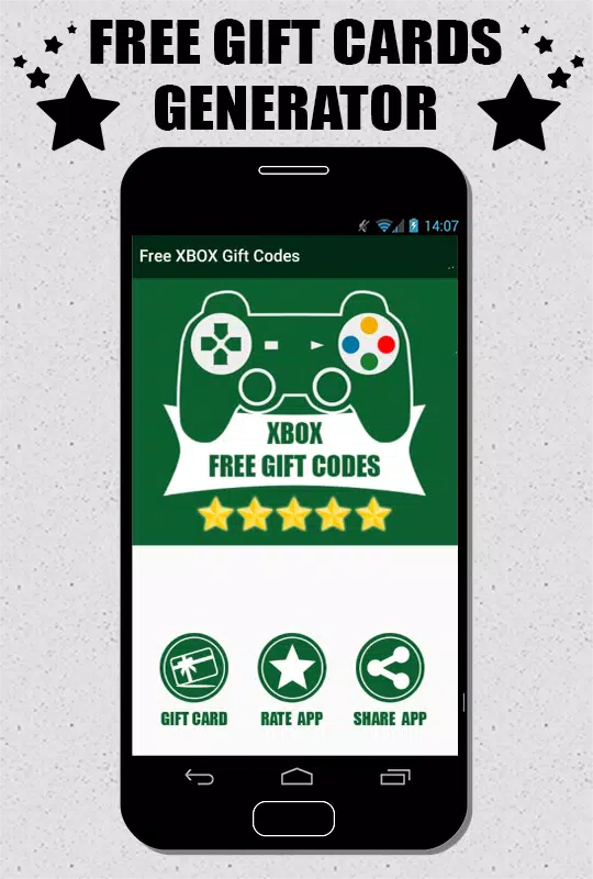 Free XBOX Gift codes Generator APK for Android Download