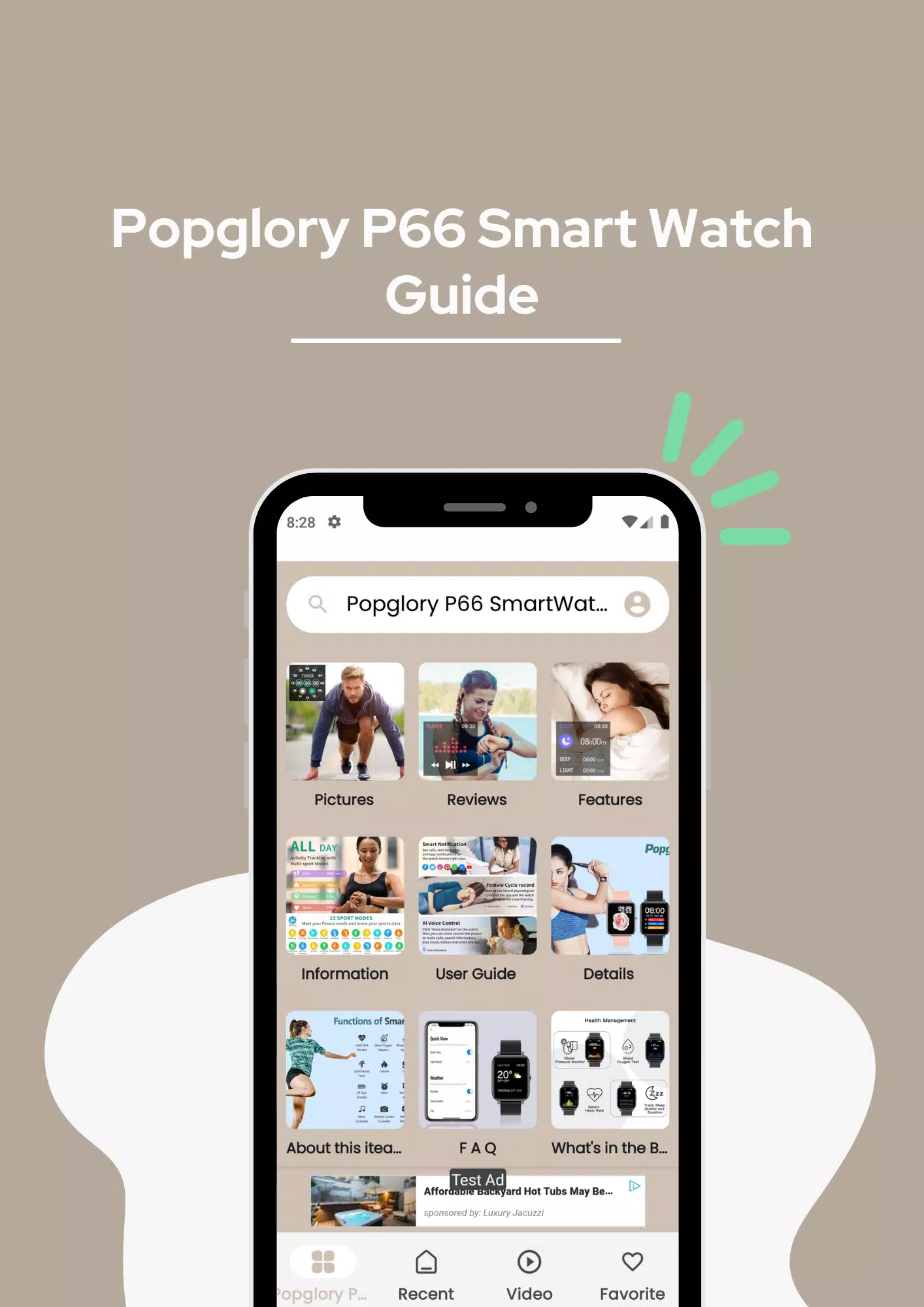 Popglory Smartwatch p66 Guide - Apps on Google Play