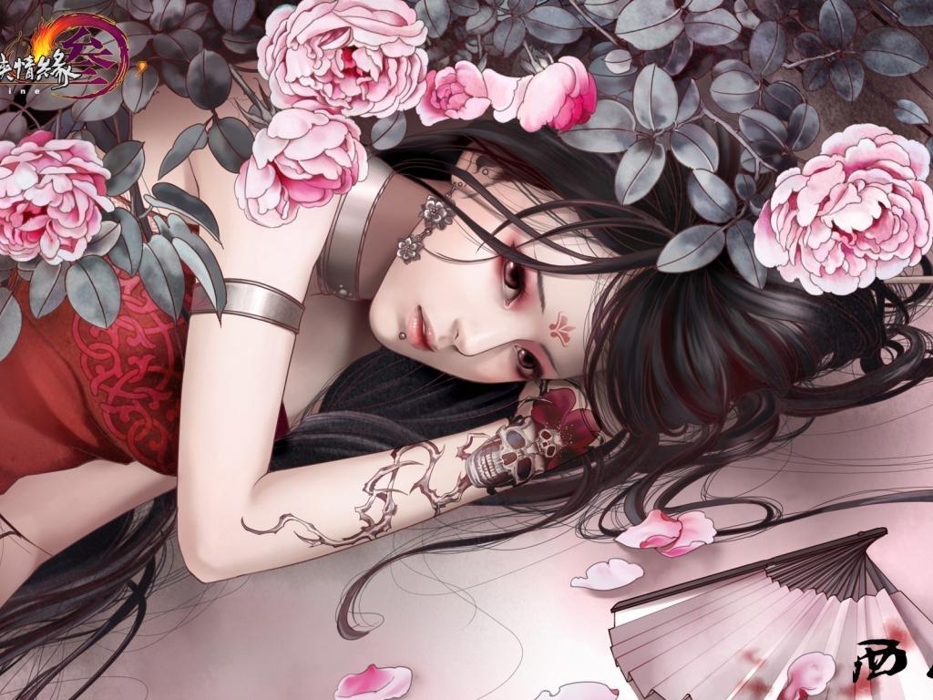 Anime woman wallpaper