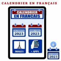 Calendrier 2023 en Français penulis hantaran