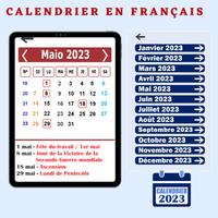 Calendrier 2023 en Français syot layar 3