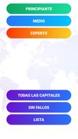 Quiz Capitales del Mundo Juego captura de pantalla 1