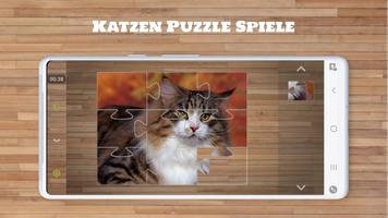 Katzen Puzzle Spiele Plakat