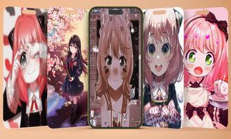 Poster Cute Anime Cartoon Wallpaper