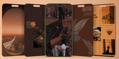 برنامه‌نما Brown Aesthetic Wallpaper عکس از صفحه