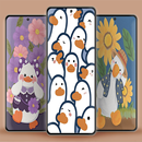 Cute Duck Aesthetic Wallpaper APK