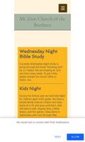 Mt Zion CoB poster