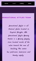 Sensational Styles Salon poster