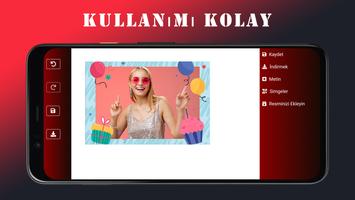 Doğum Günü Fotoğraf Çerçevesi Ekran Görüntüsü 2