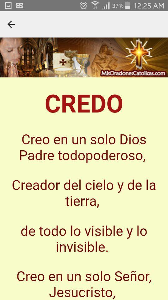 Oracion del Credo Catolico y Apostolico for Android - APK Download