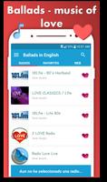 Romantic music Ballads - love  ảnh chụp màn hình 1
