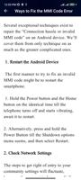 Fix MMI Code Android screenshot 1