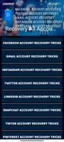 Recovery All Account Guide capture d'écran 1