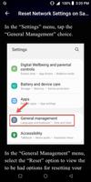Reset Network Settings Guide captura de pantalla 1