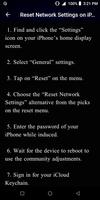 Reset Network Settings Guide captura de pantalla 2
