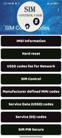 SIM Control Codes Affiche