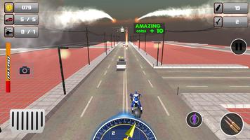 Police Bike Robot Shooter: Moto Racing Simulator 截圖 3