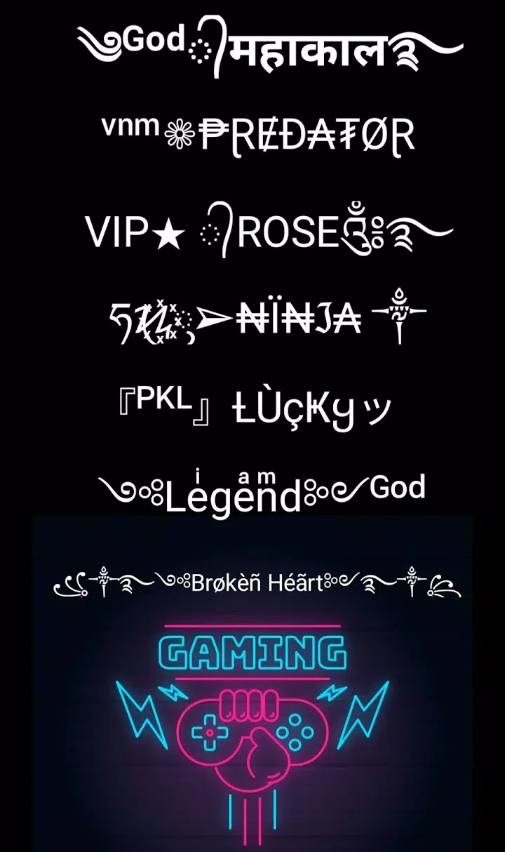 Nickname Generator Free Style Name Creator Symbol Apk For Android Download