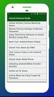 Unlock Any Device Guide : Phone Secret Tricks poster