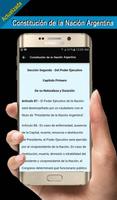 Constitucion de la Nacion Argentina تصوير الشاشة 1