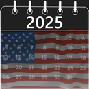 calendario usa 2025, festivos APK