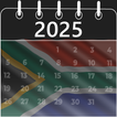 calendar south africa 2025 아이콘