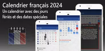 calendrier 2024 français