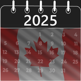 canada calendar 2025 icono