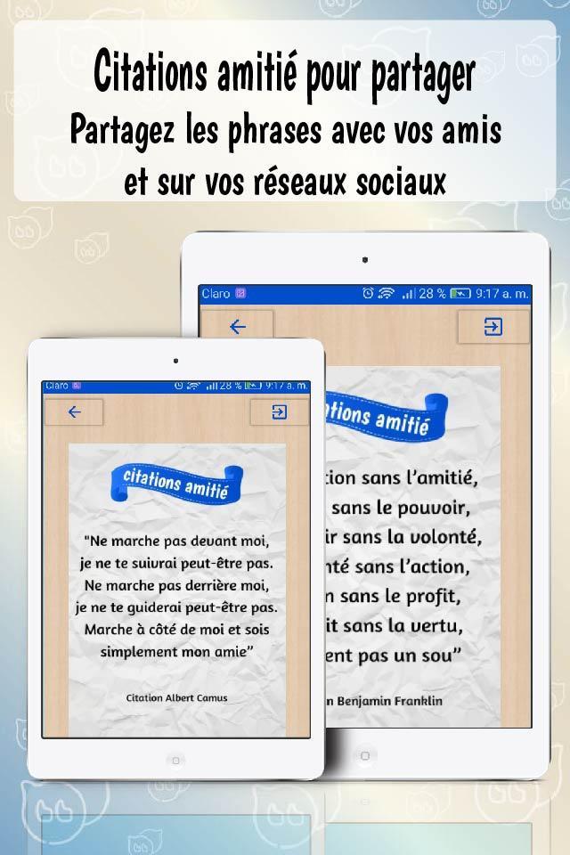 Citations Amitie Gratuites Messages D Amitie For Android Apk Download