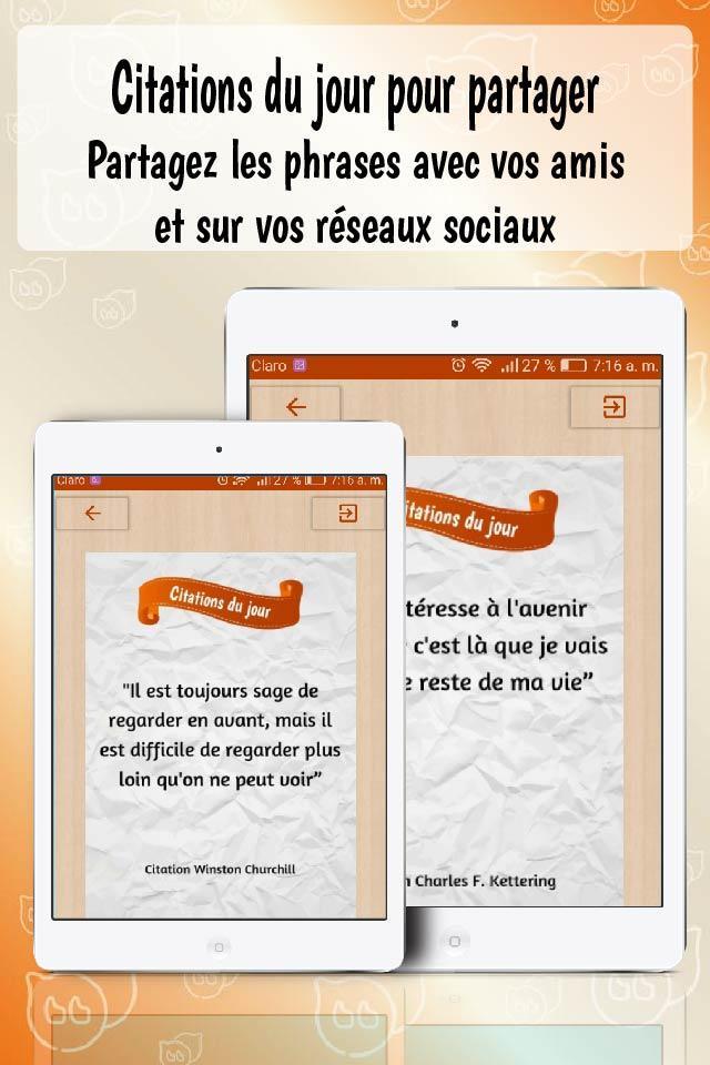 Citations Du Jour Les Phrase Du Jour Et Messages For Android Apk Download
