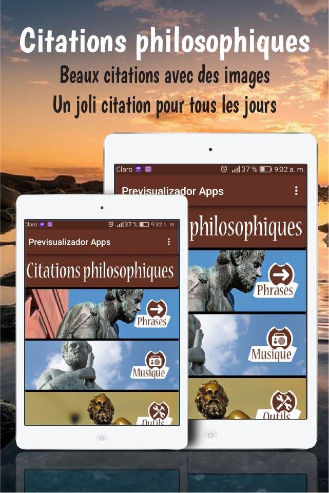 Citations Philosophiques Phrase Celebres Gratuit For Android Apk Download