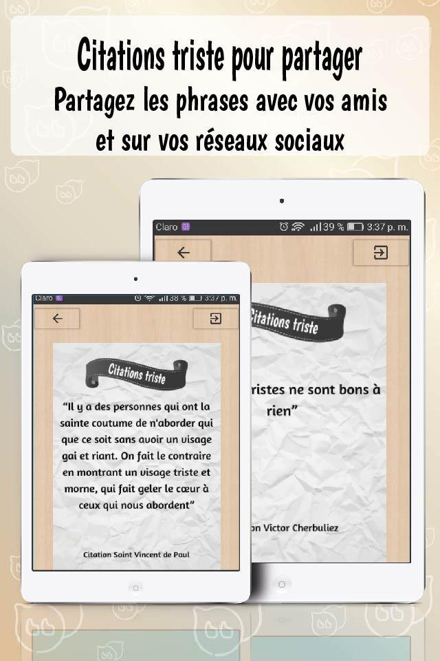 Citations Triste For Android Apk Download