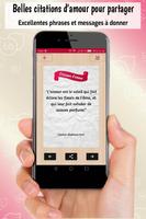 belles citations d'amour gratuites et messages screenshot 1