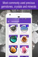gemstones and crystals guide poster