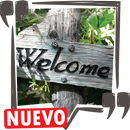 Frases de bienvenida, mensajes con imagenes gratis APK