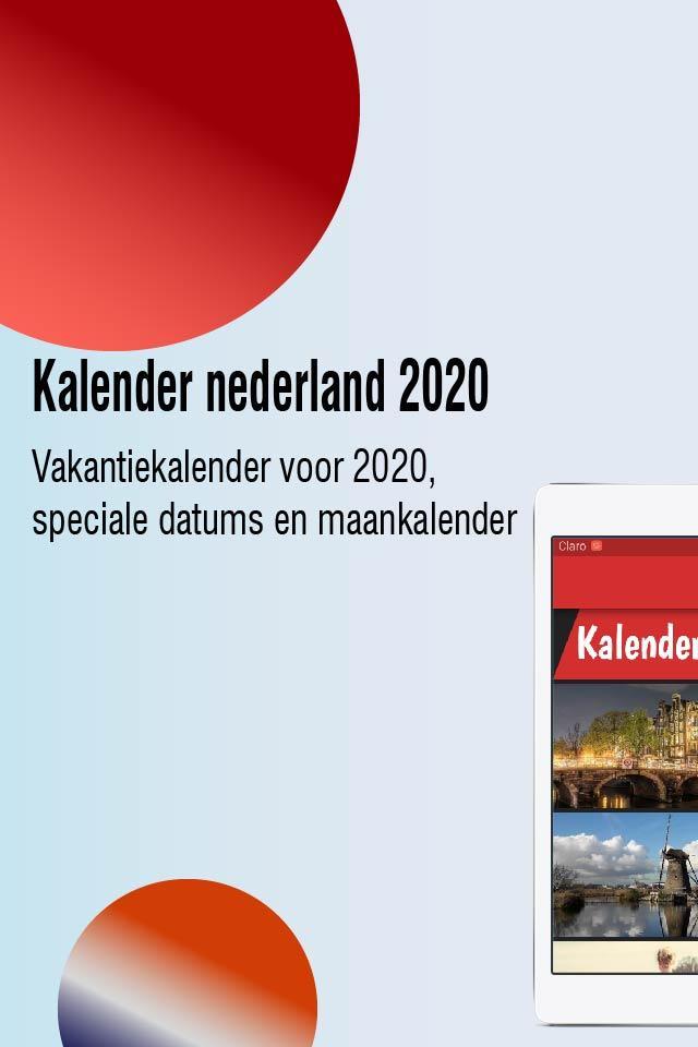 2020 Excel Kalender Met Nationale Feestdagen Nederland