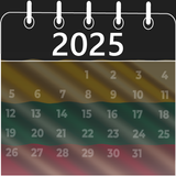 lithuania calendar 2025 icon