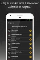 Rooster ringtones screenshot 1