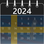 svensk kalender 2024 ไอคอน