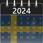 svensk kalender 2024 ikon