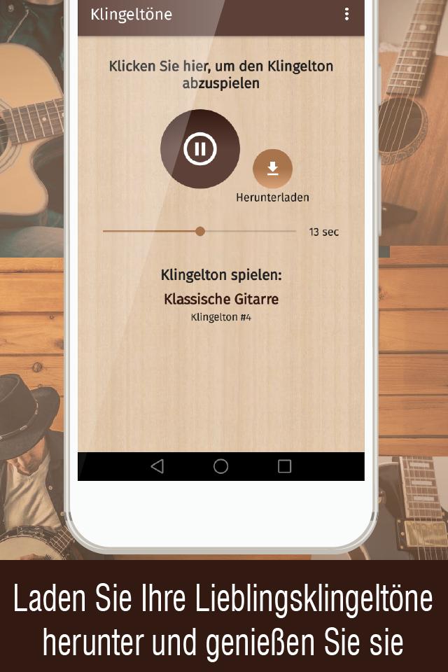 klingeltöne gitarre kostenlos, gitarre töne app für Android - APK  herunterladen