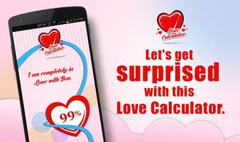 Love test Calculator Poster