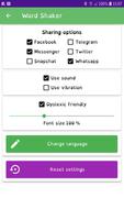 Word Shaker captura de pantalla 2
