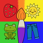 Cores: Aprender e Colorir ไอคอน