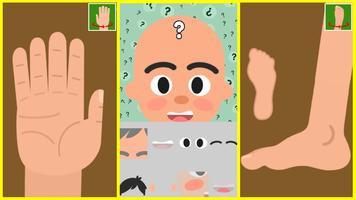 Partes del Cuerpo para Niños captura de pantalla 2