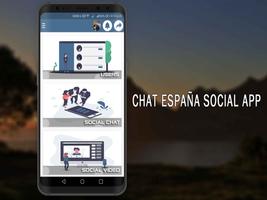 Chat España Social App captura de pantalla 1