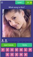 Poster Ariana Grande Songs Quiz