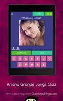 Ariana Grande Songs Quiz imagem de tela 3
